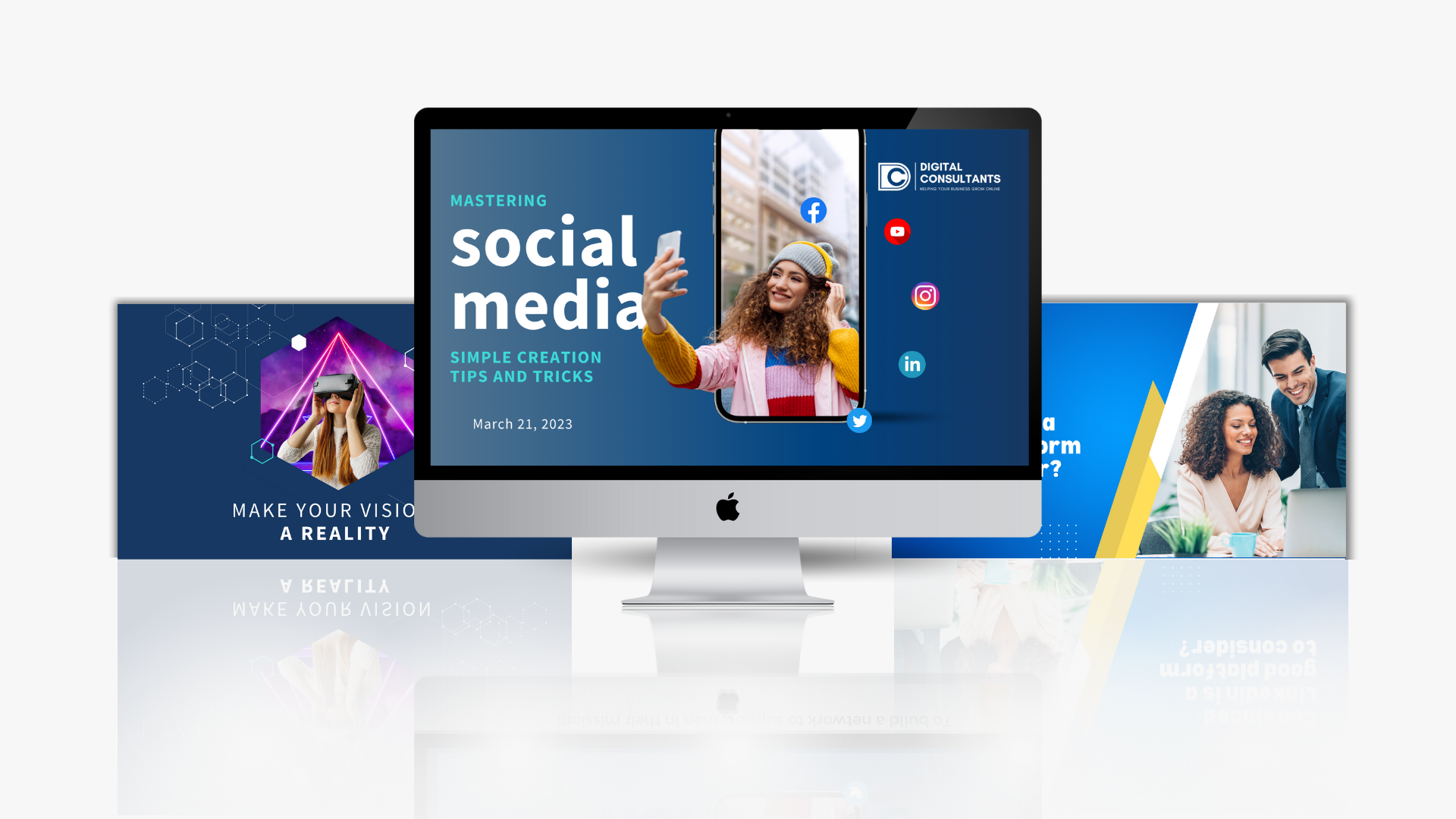 Digital Consultants social media and webinar design