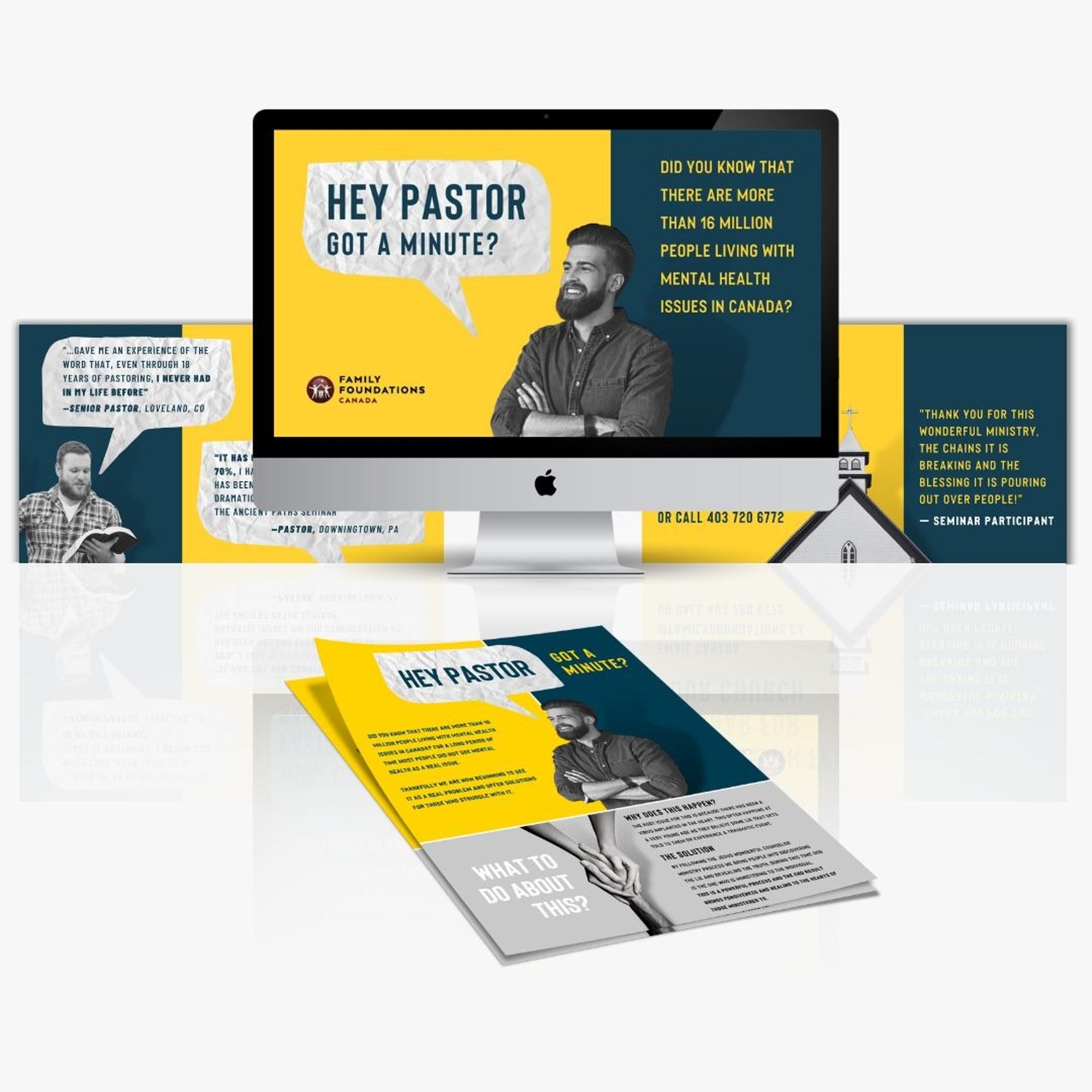 Hey Pastor Got a Minute? — pastoral outreach brochure
